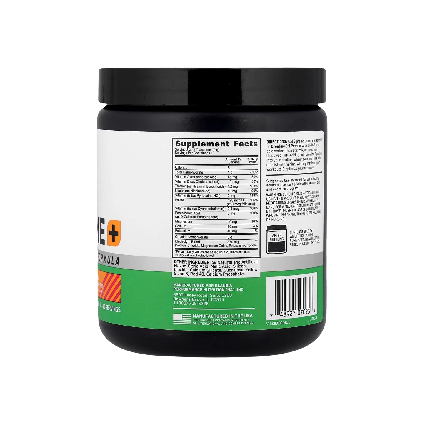 Optimum Nutrition Créatine +